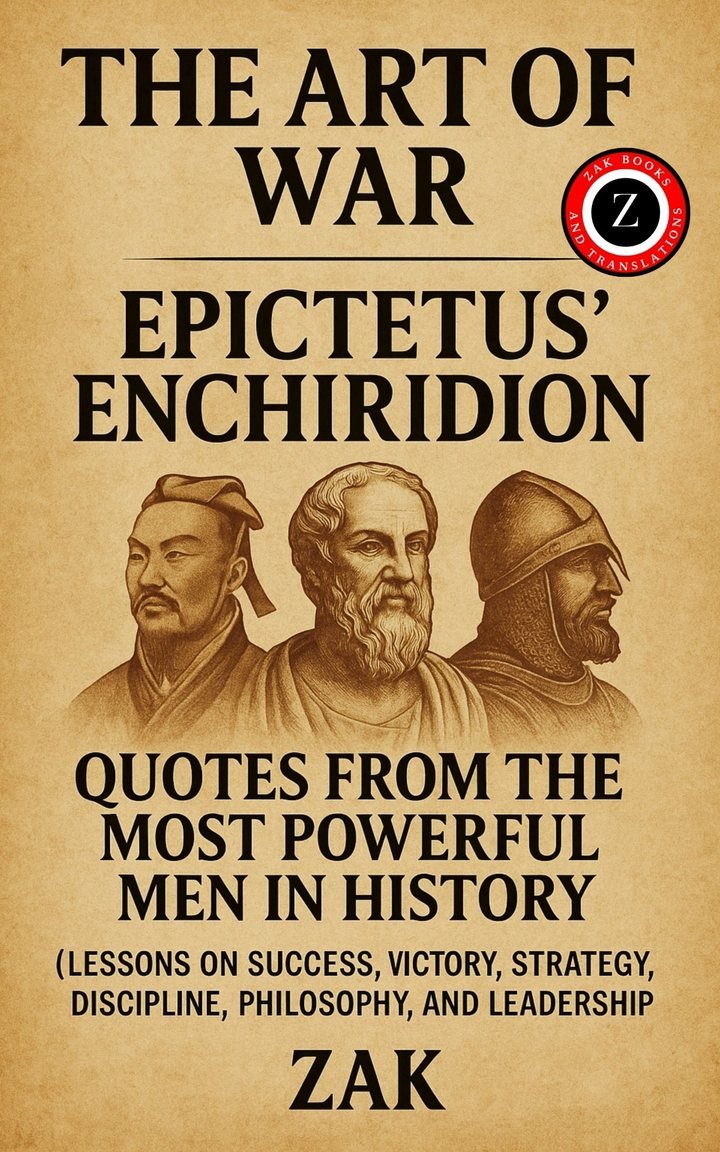 Cover of The Warrior’s Mindset: The Art of War, Epictetus’ Enchiridion, and Quotes From the Most Powerful Men in History (Lessons on Strategy, Discipline, Philosophy, Leadership, Success, and Victory)