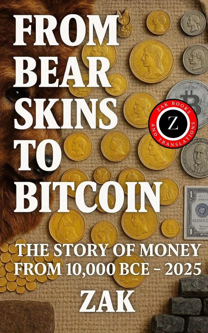 Cover of From Bear Skins to Bitcoin: The Story of Money From 10,000 BCE – 2025