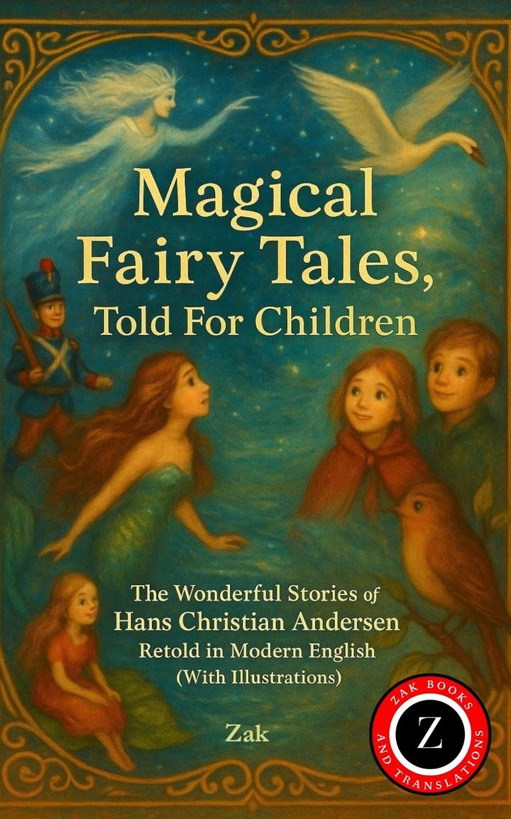 Cover of The Little Mermaid, Snow Queen (Frozen Origin Story), and Other Fairy Tales: The Wonderful Stories of Hans Christian Andersen Retold in Modern English (With Illustrations)