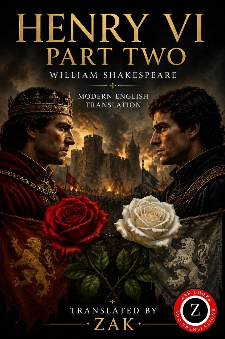 Cover of Henry VI Part Two (Modern English Version): Easy to Read | Full Play Translated into Modern English