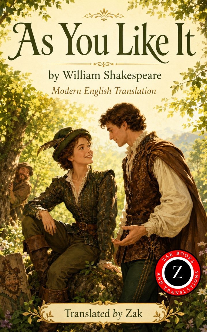 Cover of As You Like It: (Modern English Version): Easy to Read | Shakespeare’s Full Play in Modern English