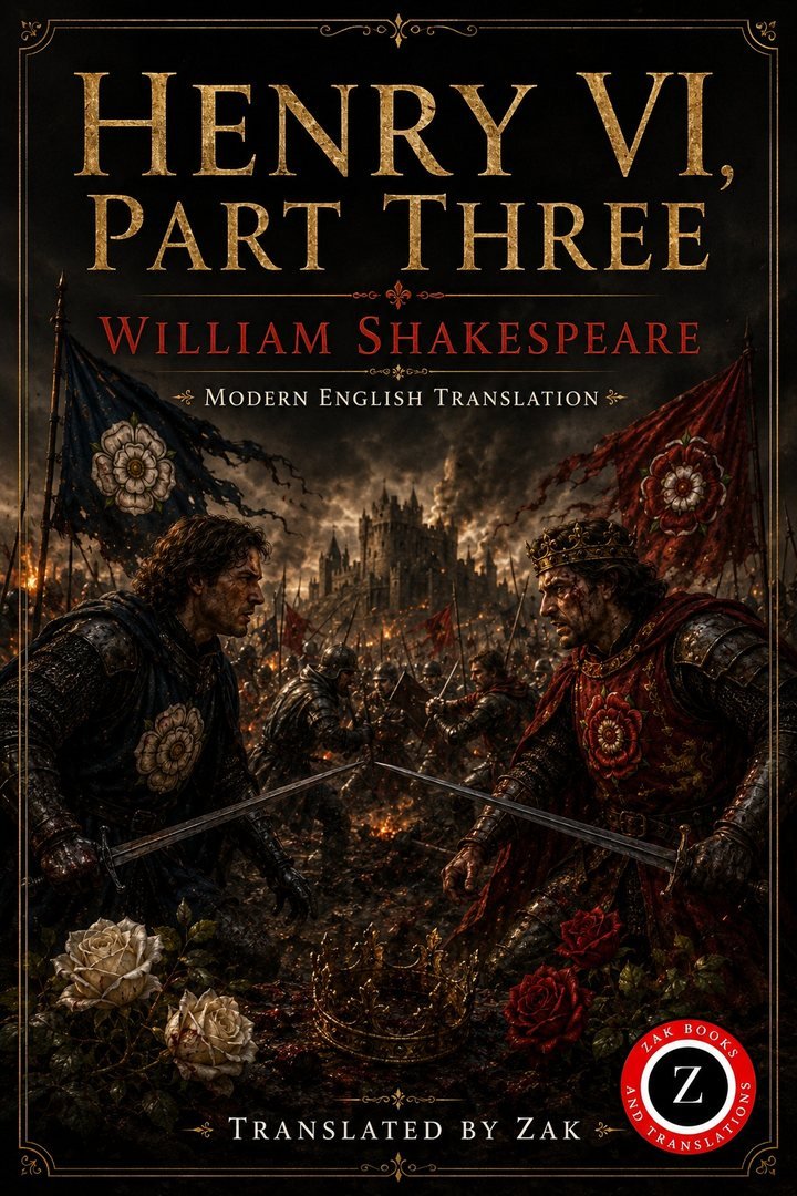 Cover of Henry VI Part Three (Modern English Version): Easy to Read | Full Play Translated into Modern English