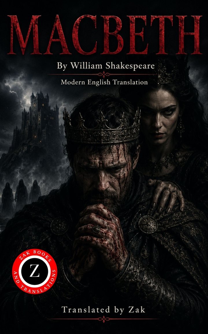 Cover of Macbeth: Simple English Edition: The Original Play in Modern, Easy-to-Understand English