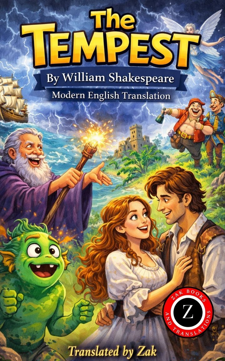 Cover of The Tempest: (Modern English Version): Easy to Read | Full Play in Modern English
