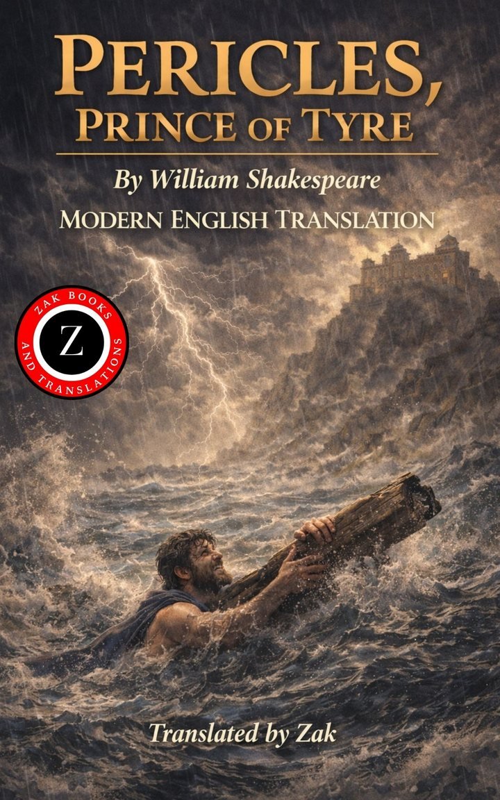 Cover of Pericles, Prince of Tyre: (Modern English Version): Easy to Read | Shakespeare’s Full Play in Modern English