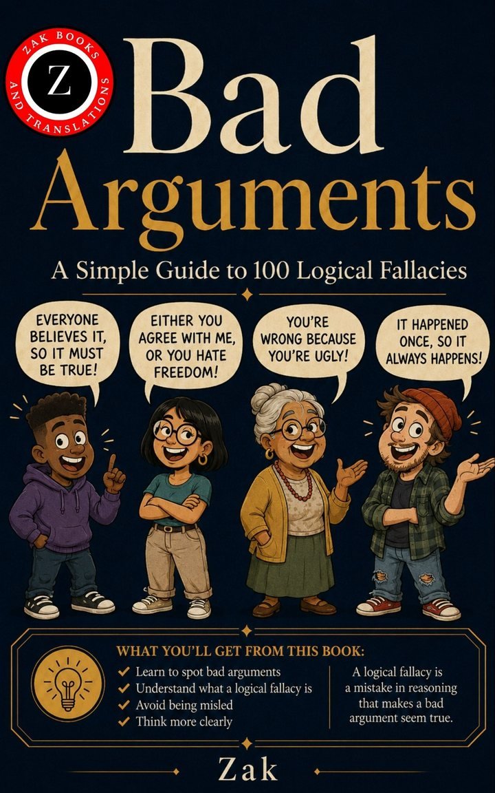 Cover of Bad Arguments: A Simple Guide to 100 Logical Fallacies
